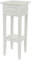 MyFlair Telefontische, MDF, Paulownia, Weiß, 25 x 25 x 67 cm 108021