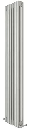 iBathUK Regency Tall Vertical Column Radiator, Triple Panel Radiators, 1800x380mm Slim Radiator, Wall Mounted for Bathroom,Kitchen,Living Room- White