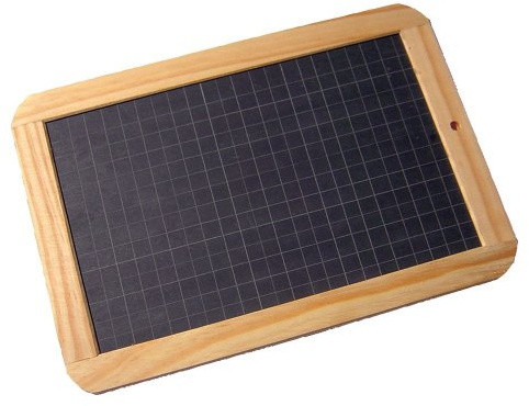 Creation Stations Natural Slate with Wooden Frame for Chalk