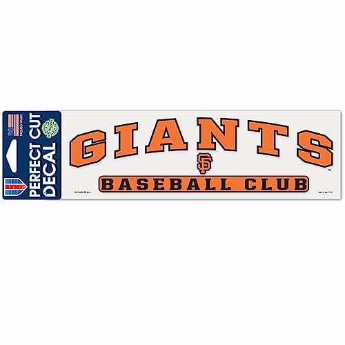 Wincraft MLB Perfect Cut Aufkleber 8x25cm San Francisco Giants