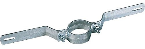 LEMAX® Rohrschelle R135, feuerverzinkter Stahl, für Ø 60mm, Lochabstand 350mm, 30x400mm