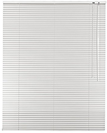 Original Easy-Shadow Aluminium Jalousie Jalousette Breite 65 x 180 cm Höhe in Farbe weiss - Bedienseite rechts - Fensterjalousie Jalousien Alu-Jalousien Alu-Jalousetten Fenster Rollo Lamellenbreite 25 mm Lamellen / Maßanfertigung