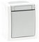 Aufputz Taster Feuchtraum IP54, Modell Pacific, grau