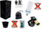 LUMII Best Complete Hydroponic Small Grow Room Tent CFL Light Kit 40x40x140cm (0.4x0.4x1.4Meter, 10L)