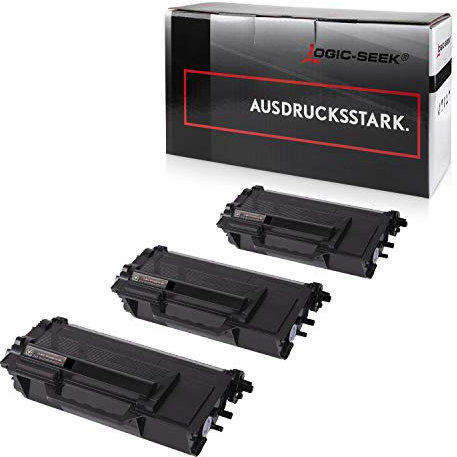 Logic-Seek 3X Toner kompatibel für TN3480 Multipack für Brother HL-L5100DN HL-L5100DNT HL-L5100DNTT MFC-L5750DW