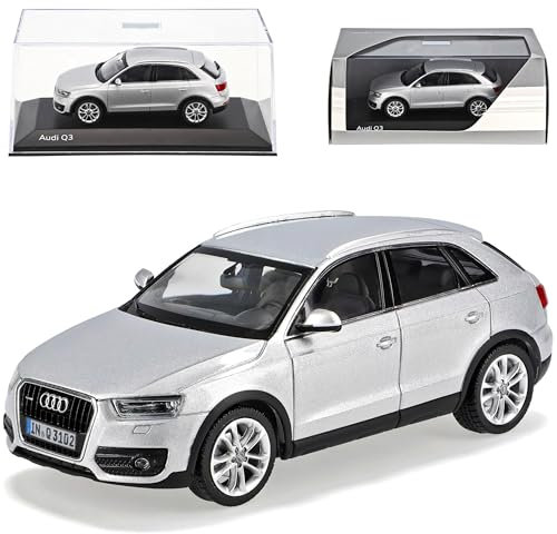 Schuco A-U-D-I Q3 Q 3 EIS Silber Ab 2011 1/43 Modell Auto Modellauto