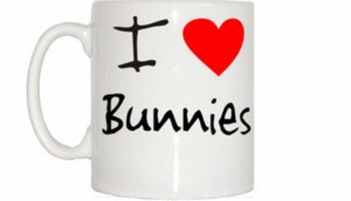 I Love Heart Bunnies Mug