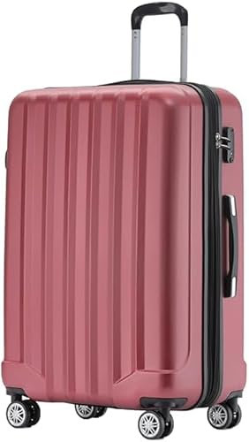 BEIBYE Reisekoffer Set 2080 – Trolley Koffer XL L M – TSA-Schloss, Zwillingsrollen, Hartschale, Handgepäck Boardcase (Weinrot, L)