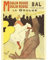 onthewall Art Nouveau Kunstposterdruck von Henri de Toulouse – Lautrec Moulin Rouge PDP 030