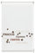 Gardinia 30934 Easyfix - Estor enrollable (60 x 150 cm, montaje sin tornillos), diseño de café con texto, color blanco, tela