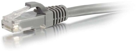 C2G 00658 Cat6a Cable - Snagless Unshielded Ethernet Network Patch Cable, Gray (4 Feet, 1.22 Meters)