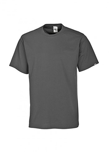 BP 1621-171-53-2XL Unisex-T-Shirt, 1/2 Ärmel, Rundhals, Länge 70 cm, 180,00 g/m² Stoffmischung, dunkelgrau, 2XL