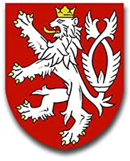 Aufkleber/Sticker Böhmen Tschechische Republik Krone Löwe Wappen 7x6cm A1521