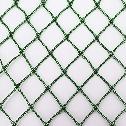 Aquagart® Teichnetz, dunkelgrün, engmaschig: Maschenweite 15mm x 15mm, Laubnetz, Teichabdecknetz, Vogelabwehrnetz, Reihernetz robust Verschiedene Größen (6m, 6m breit grün)