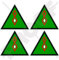 Irak Irakische Luftwaffe iqaf Aircraft Markierungen 5,1 cm (50 mm) Vinyl Sticker, Aufkleber X4