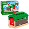 BRIO World - 63357400 - Drehbarer Lokschuppen mit Rolltor, Holzeisenbahn Zubehör, Kleinkind-Spielzeug ab 3 Jahre