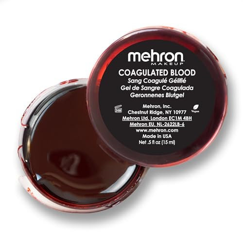 Mehron Make-up Coagulated Blood Gel | Künstliches Blut-Make-up | SFX-Make-up für Halloween (14 ml)