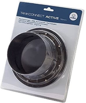 FIAP TankConnect ACTIVE 110 - ABS Durchführung mit Gegenflansch - Doppelte innere Klebeverbindung Ø 110 mm - Folienflansch - Teichdurchführung