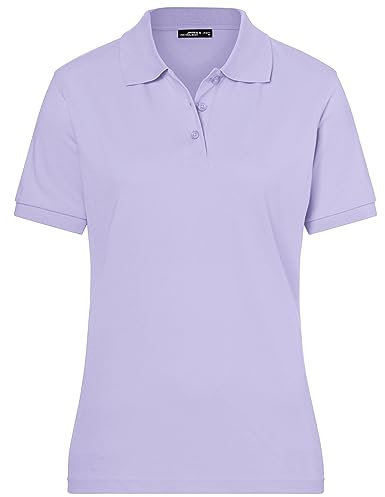 James & Nicholson Damenpolo Classic - Piqué-Poloshirt mit gestrickten Bündchen | Farbe: Lilac | Grösse: S