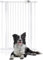 Safetots Puerta para Perros Extra Alta, 87.9cm - 95.5cm, Blanco, Extra Alta de 104cm de Altura, Puerta para Mascotas con Ajuste a Presión para Perros y Cachorros, Instalación Fácil.