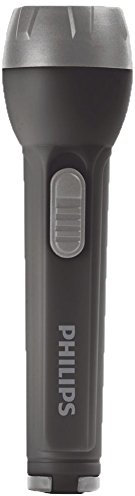 Philips Flashlights Taschenlampe/10 – (Hand Flashlight Taschenlampe, LED, AA, anthrazit, grau, Alkali)