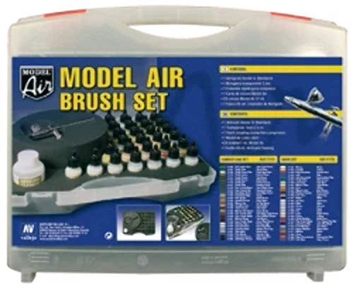 Vallejo Model Air - Military Colours & Airbrush Set (VAL71173)