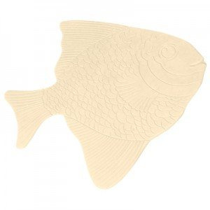 MSV 140312 Anti-Rutsch Aufkleber Fisch 5 Stück in weiß