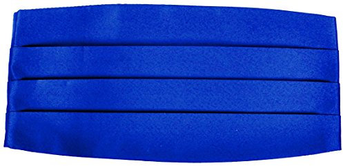 Men's Royal Blue Cummerbund Cumberbund for a Tuxedo One Size