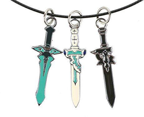 CoolChange Sword Art Online Kette mit Schwert Anhängern
