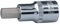 KS Tools 918.1609 - Douille tournevis 1/2 6 pans, Longueur 55 mm, 9 mm - Gamme CHROMEplus - En Chrome Vanadium - Finition chromée