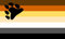 U24 Fahne Flagge Gay Pride Bear 90 x 150 cm