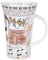 Dunoon Glencoe Tasse en Porcelaine Motif Cours de Musique 500 ML