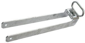 450mm 18 No.157/S Security Throw Over Loop for 3 Gates with Lifting Handle - Galvanized