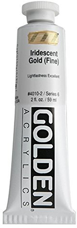 Golden Heavy Body Peinture acrylique fine irisée 59 ml