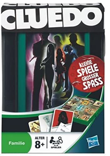 Hasbro 29193100 - Cluedo Kompakt - Reisespiel