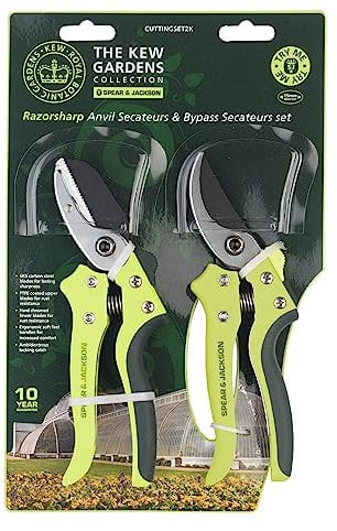 Spear & Jackson Kew Bypass & Anvil Secatuers Gift Set