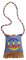 W WIDMANN MILANO Party Fashion 9566H - Handtasche Hippie, Peace, mit Fransen, 60er Jahren, Accessoire, Kostüm, Karneval, Mottoparty