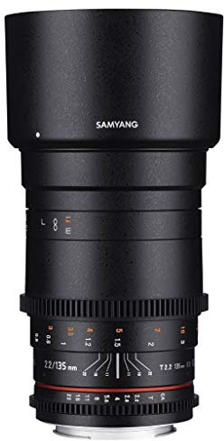 SAMYANG 13135T1.5M T2.2 VDSLR ED UMC Objektiv für Anschluss MFT (135mm)