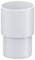 INEFA Raccord Tuyau Descente PVC 50mm Blanc Gouttière Montage Facile