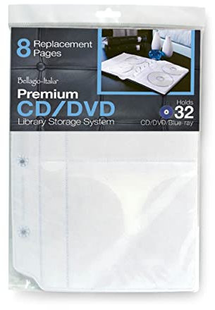 Bellagio-Italia Large DVD Binder Insert Pages