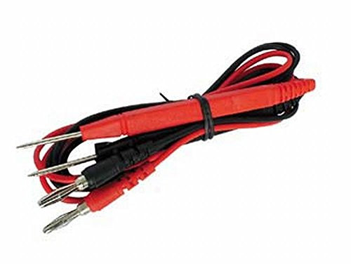 VELLEMAN - TLM2 Messkabelsatz mit Bananensteckern, 100 Länge, Rot/Schwarz 411223