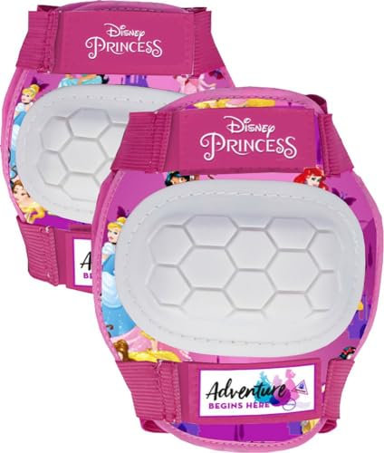 Disney 2338031 Pro Protecciones Kit Codos+Rodillas Princesa-Talla XS (3/6, Unisex-Adult, Black, S, 0, Taglia Unica