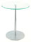Mesa auxiliar/mesa/mesa de cristal/redondo/40 x 40 x 50 cm