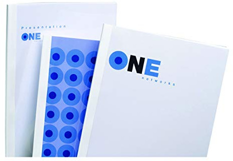Kensington Standard Thermal Binding Covers 35mm White (50) - binding covers (White)