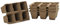 24 Torf-Anzuchttöpfe 6 cm Strips