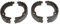 Blue Print ADG04169 Brake Shoe Set for parking brake, pack of two