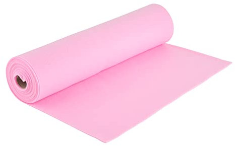 Bastelfilz Filzrolle, Länge 5m Breite 45 cm, 1-1,5 mm Stärke, filzen basteln Zartrosa