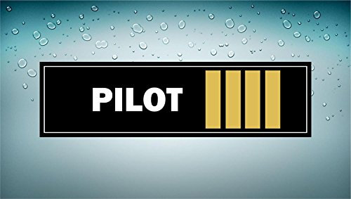 Akachafactory Selbstklebend Sticker Auto Flugzeug Aeroport Treiber Pilot Epaulette