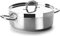 LACOR - 54024 - Cacerola con Tapa Chef Luxe 24 Cm INOX