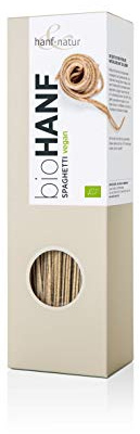 hanf & natur Hartweizen-Spaghetti mit Hanf (250 g) - Bio